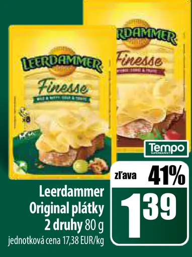 Leerdammer Original plátky