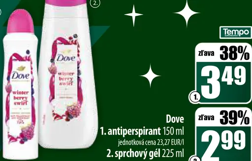 Dove antiperspirant