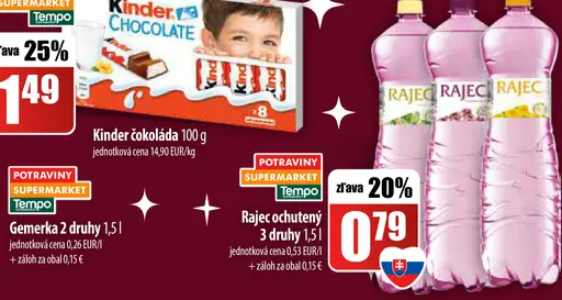 Kinder čokoláda
