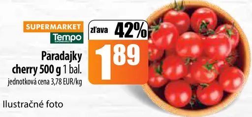 Zelovoc Paradajky cherry