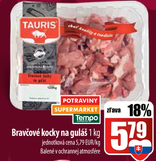 Tauris Bravčové kocky na guláš