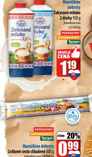 Mamičkine dobroty Zakysané mlieko