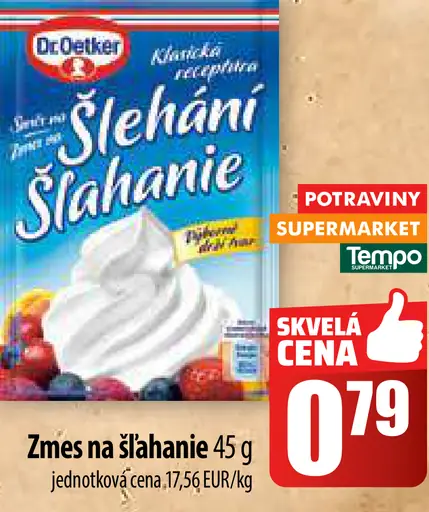 Zmes na šľahanie