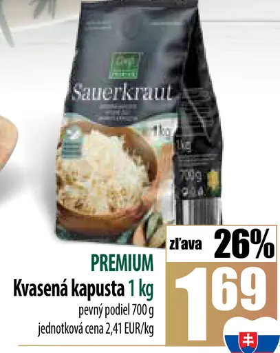 Premium kvasená kapusta