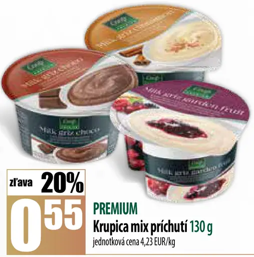 Krupica mix príchutí