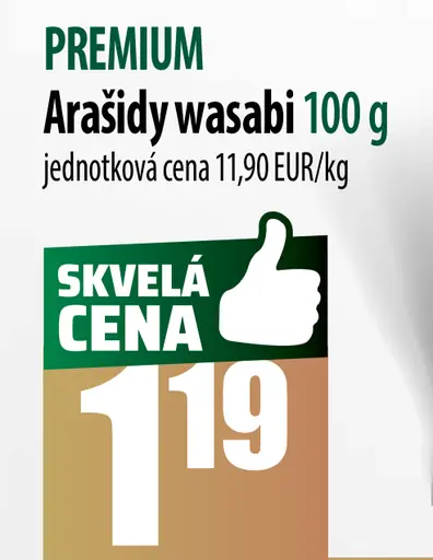 Coop Arašidy wasabi