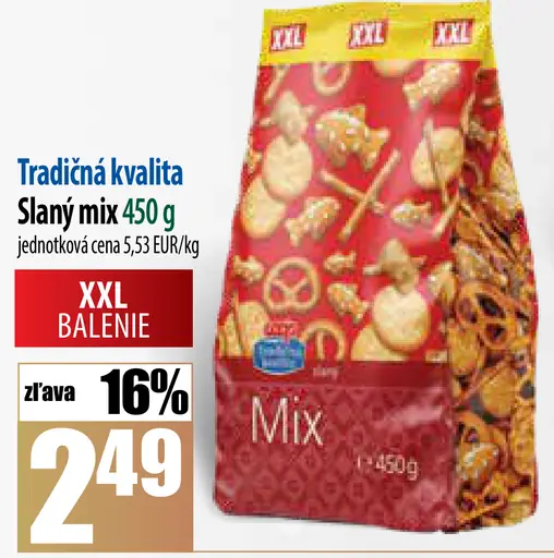 Tradičná kvalita Slaný mix