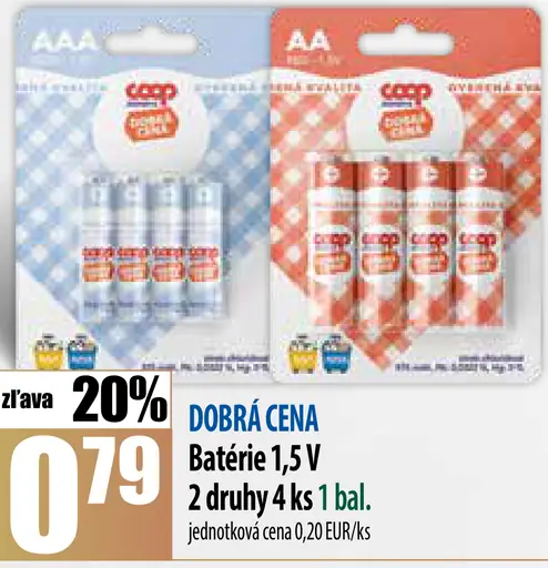 Dobrá cena Batérie AAA