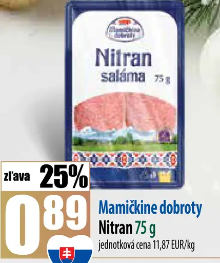 Mamičkina dobroty Nitran saláma