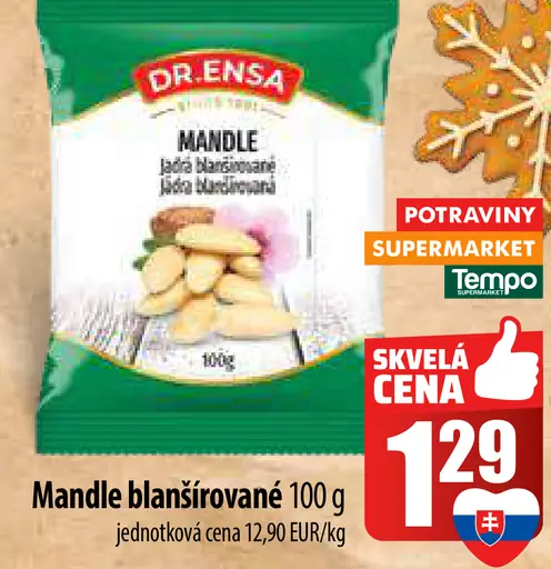 Dr. Ensa mandle blanšírované