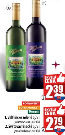 Veltlínské zelené - Svätovavrinecké