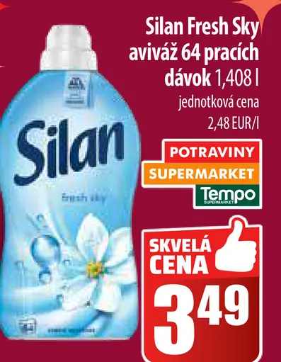 Silan avivážny prostriedok Fresh Sky