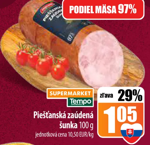 Piešťanská údená šunka