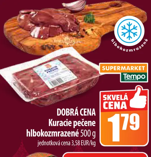 Kuracie pečene hlboko zmrazené