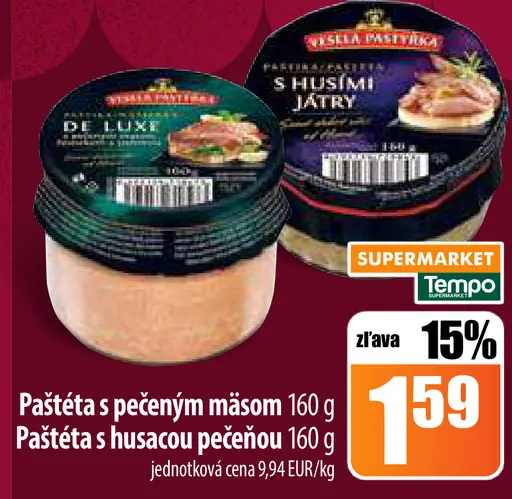 Paštéta s husacou pečeňou