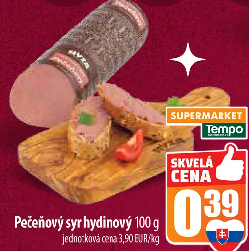 Pečeňový syr hydinový
