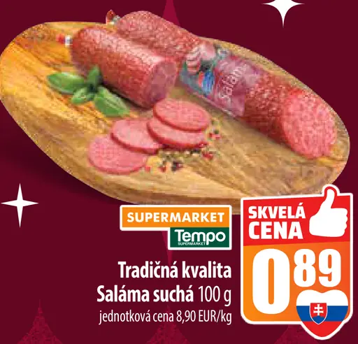 Tradičná kvalita Saláma suchá