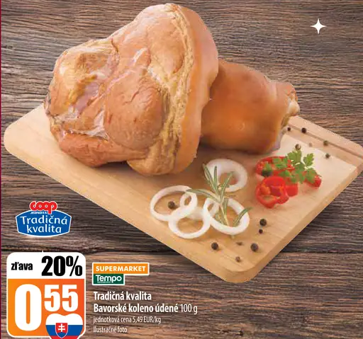 Tradičná kvalita Bavorskè koleno údené