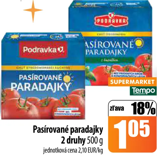 Podravka Pasírované paradajky