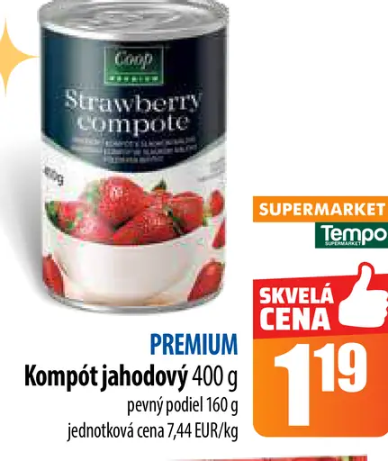 Coop Jahodový kompót