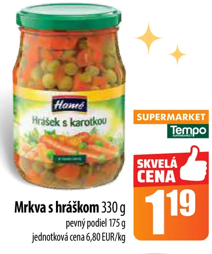 Hamé Mrkva s hráškom