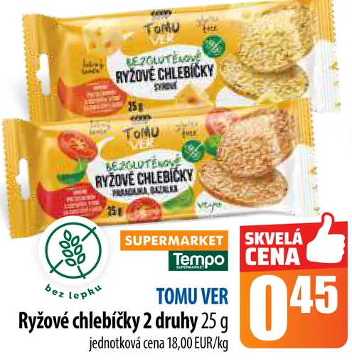 TOMY Ryžové chlebíčky