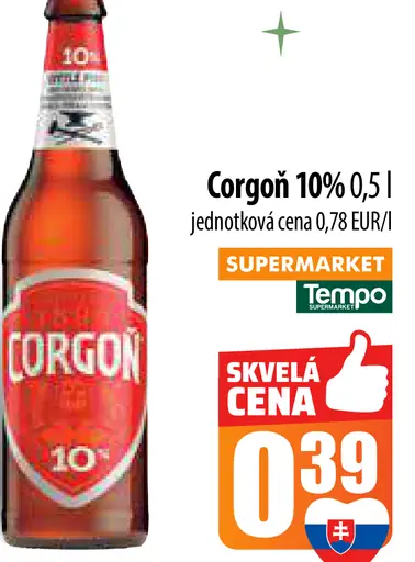 Corgoň 10% plechovka