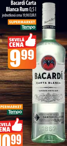 Bacardi Carta Blanca rum