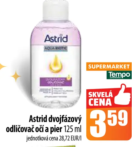 Astrid dvojfázový odličovač očí a pier