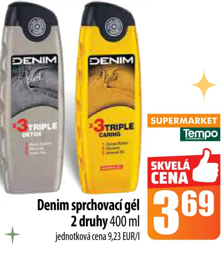 Denim sprchovací gél 2 druhy