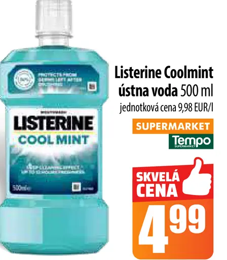 Listerine Coolmint ústna voda