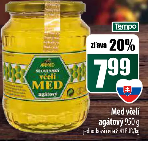 Med včelí agátový