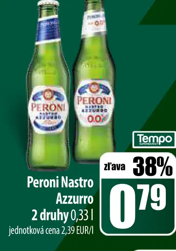 Peroni Nastro Azzurro plechovka