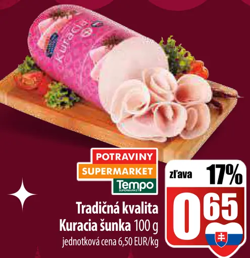 Kuracia šunka Tradičná kvalita