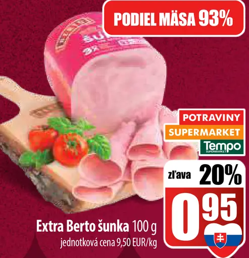 Extra Berto šunka