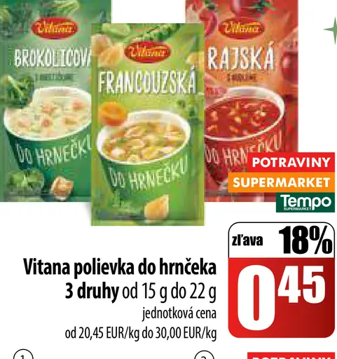 Vitana polievka do hrnčeka