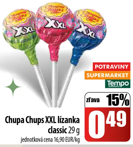 Chupa Chups XXL lízanka classic