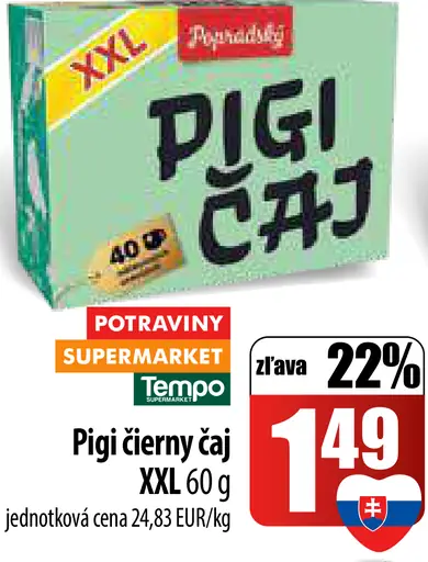 Pigi čierny čaj