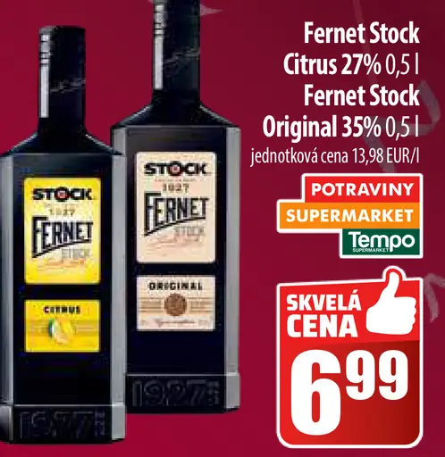 Fernet Stock Original, Citrus