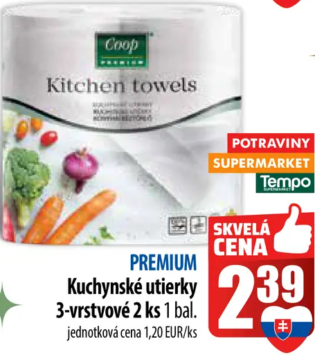 Coop Premium Kuchynské utierky