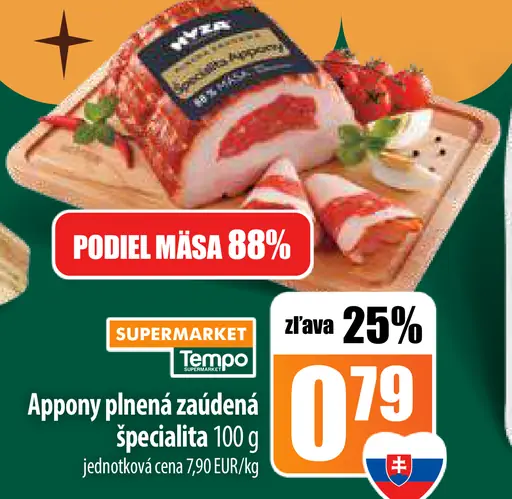 Appony plnená zúdená špecialita