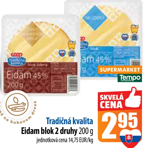 Tradičná kvalita Eidam blok