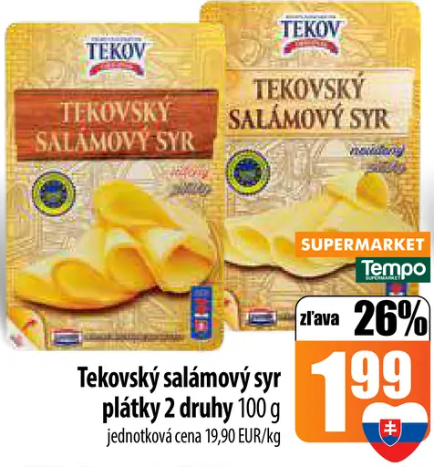 Tekovský salámový syr