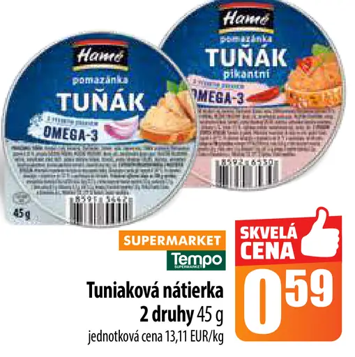 Hamé Tuniaková nátierka