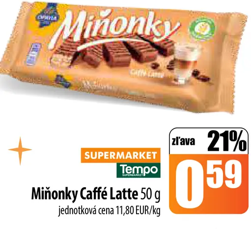 Miňonky Caffé Latte