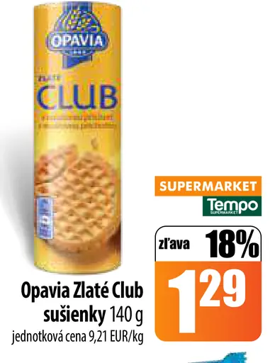 Opavia Zlaté Club sušienky