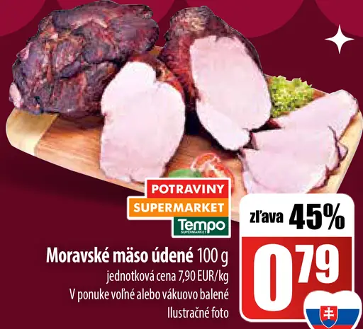 Moravské mäso údené