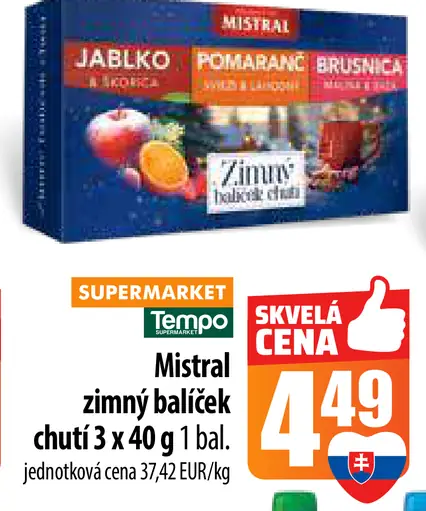 Mistral zimný balíček čaj
