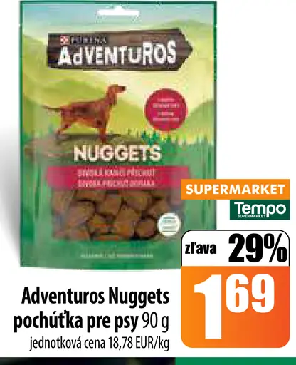 Adventuros Nuggets pochúťka pre psy