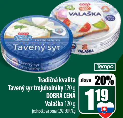 Valaská Tavený syr